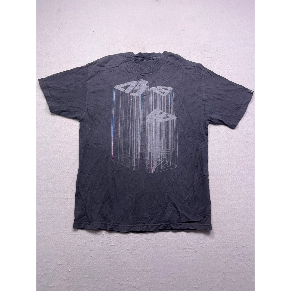 Matix T-Shirt Cotton Black Graphic Skate Tee Mens Large